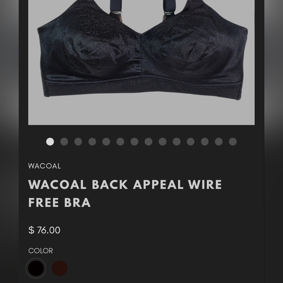 WACOAL-NWOT BACK APPEAL WIRE FREE BRA - Picture 8 of 8